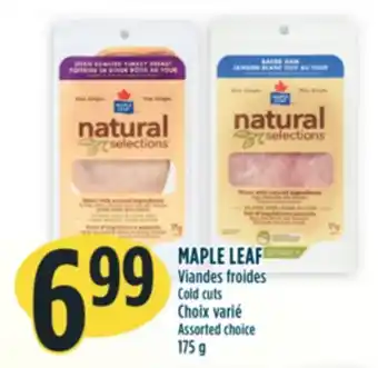 Marché Adonis Maple leaf viandes froides offer