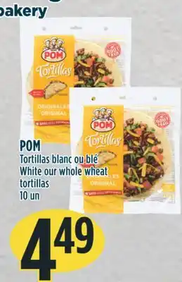 Marché Adonis Pom tortillas blanc ou blé offer