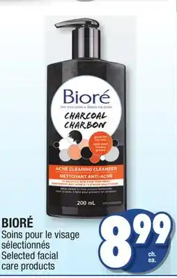 Jean Coutu Bioré selected facial care products offer