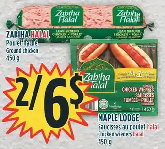 Marché Adonis Zabiha halal poulet haché offer