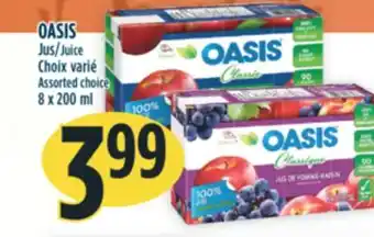 Marché Adonis Oasis jus offer