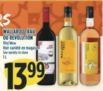 Marché Adonis Wallaroo trail ou revolution vin/wine offer