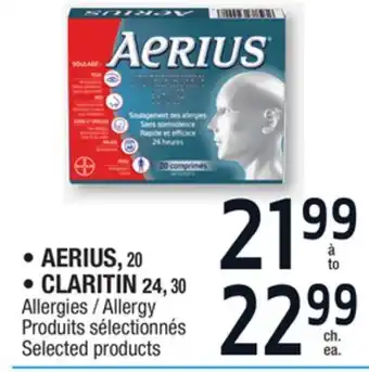 Jean Coutu Aerius, claritin allergy offer