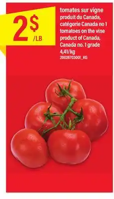 Maxi Tomates sur vigne offer