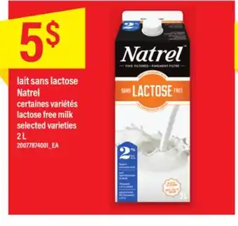 Maxi Lait sans lactose natrel, 2 l offer
