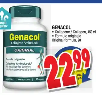 Jean Coutu Genacol collagène 450 ml original formula, 90 offer