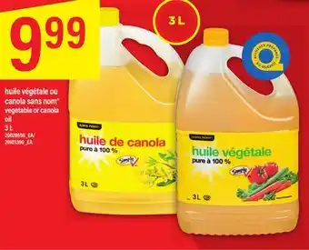 Maxi Huile végétale ou canola sans nom , 3 l offer