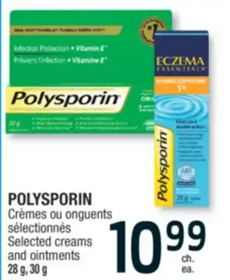 Jean Coutu Polysporin selected creams and ointments offer