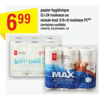 Maxi Papier hygiénique 12=24 rouleaux ou essuie-tout 3/6=6 rouleaux pc offer