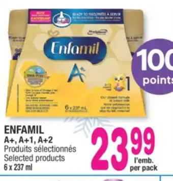 Jean Coutu Enfamil a+, a+1, a+2 selected products offer