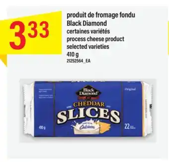 Maxi Produit de fromage fondu black diamond 410 g offer
