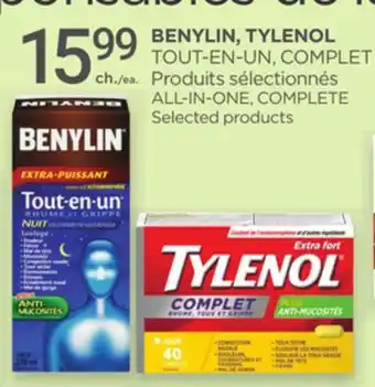 Proxim Benylin, tylenol offer