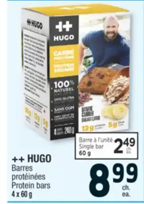 Jean Coutu ++ hugo protein bars offer