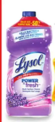 Walmart Lysol multi-surface cleaners offer