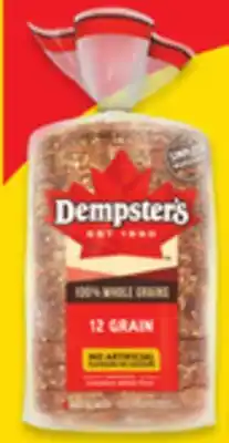 Walmart Dempster's grain bread offer
