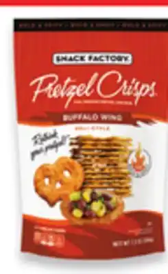 Walmart Snack factory pretzel crisps offer