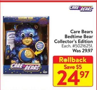 Walmart Care bears bedtime bear collector's edition offer