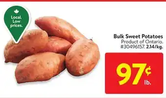 Walmart Bulk sweet potatoes offer