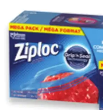 Walmart Ziploc freezer bags mega packs offer