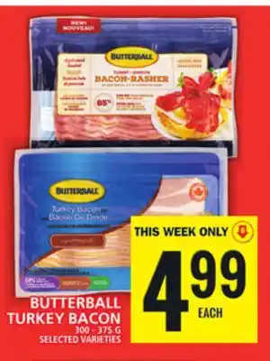 Food Basics Butterball turkey bacon offer