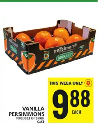Food Basics Vanilla persimmons offer