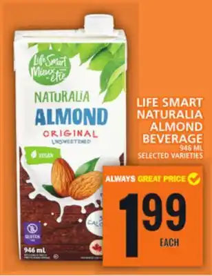Food Basics Life smart naturalia almond beverage offer