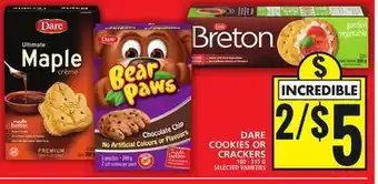 Food Basics Dare cookies or crackers offer