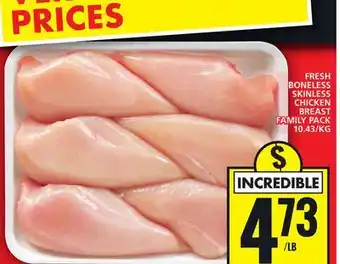 Food Basics Fresh boneless skinless chicken breast offer
