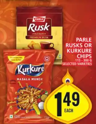 Food Basics Parle rusks or kurkure chips offer