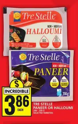 Food Basics Tre stelle paneer or halloumi offer