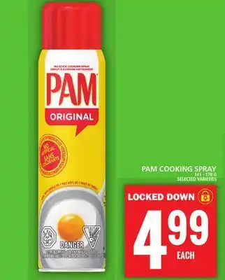 Food Basics Pam cooking spray offer