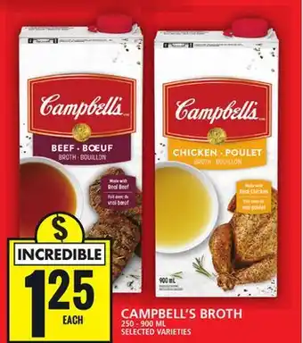 Food Basics Campbell's broth offer