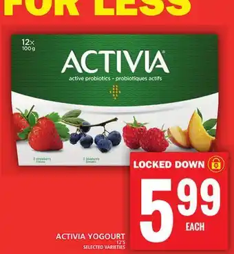 Food Basics Activia yogourt offer