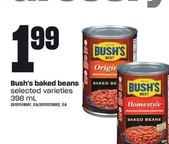 Loblaws Bush's baked beans, 398 ml offer