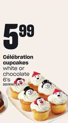 Loblaws Célébration cupcakes, 6's offer