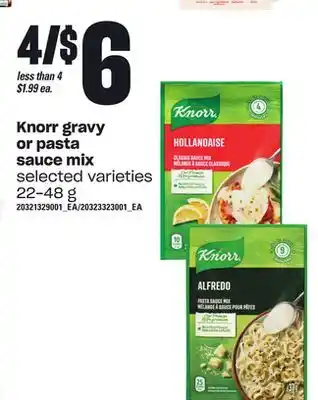 Loblaws Knorr gravy or pasta sauce mix, 22-48 g offer