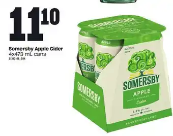 Loblaws Somersby apple cider, 4x473 ml cans offer