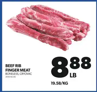 Real Canadian Superstore Beef rib finger meat offer