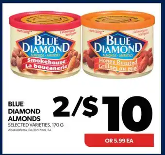Real Canadian Superstore Blue diamond almonds, 170 g offer