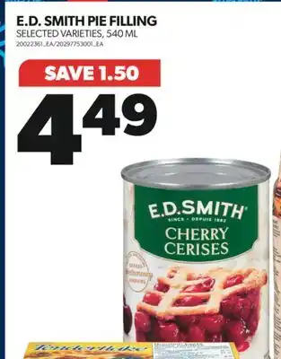 Real Canadian Superstore E.d. smith pie filling, 540 ml offer