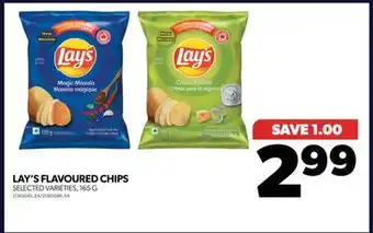 Real Canadian Superstore Lay's flavoured chips, 165 g offer