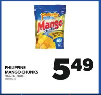 Real Canadian Superstore Philippine mango chunks, 600 g offer