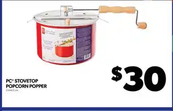 Real Canadian Superstore Pc stovetop popcorn popper offer