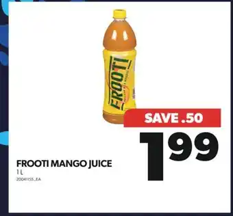 Real Canadian Superstore Frooti mango juice, 1 l offer