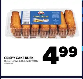 Real Canadian Superstore Crispy cake rusk, 650/750 g offer