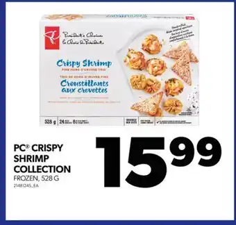 Real Canadian Superstore Pc crispy shrimp collection, 528 g offer
