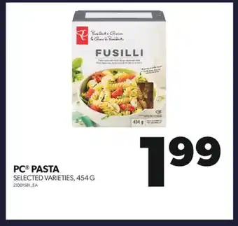 Real Canadian Superstore Pc pasta, 454 g offer