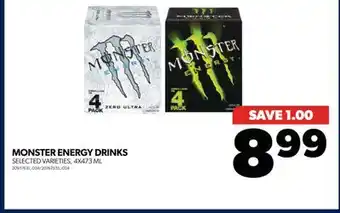 Real Canadian Superstore Monster energy drinks, 4x473 ml offer