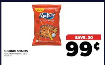 Real Canadian Superstore Kurkure snacks, 115 g offer