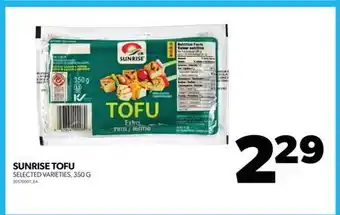 Real Canadian Superstore Sunrise tofu, 350 g offer